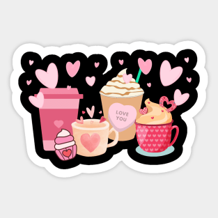 Coffee Lover - Valentines Day Sticker